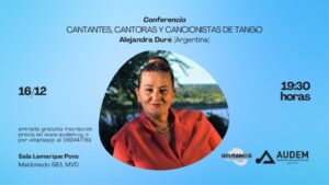 Conferencia de Alejandra Duré