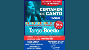 Certamen de Canto y Autores Uruguayos 2025