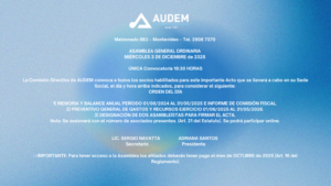 Asamblea General Ordinaria