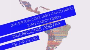 2da Edición del Concurso de canto lírico